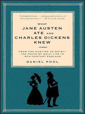 cover image of What Jane Austen Ate and Charles Dickens Knew